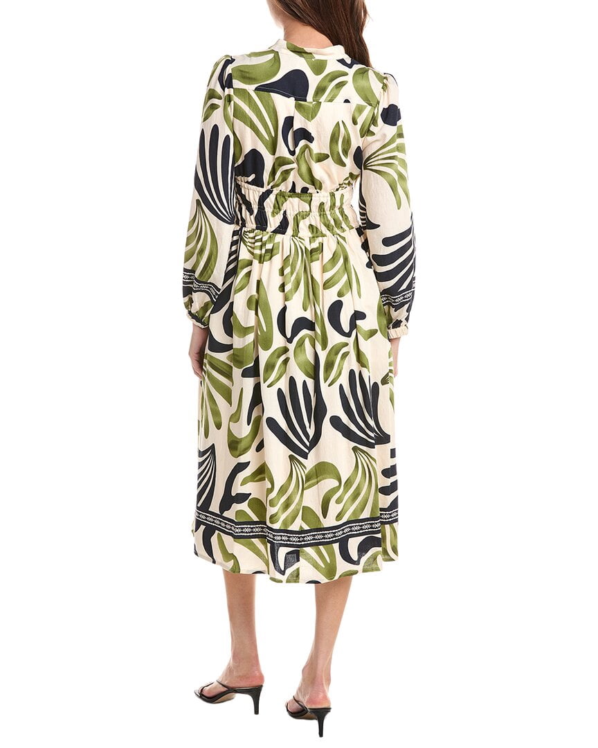 thumbnail image 2 of Gracia womens Elastic Waist Printed Dress, m, 2 of 3