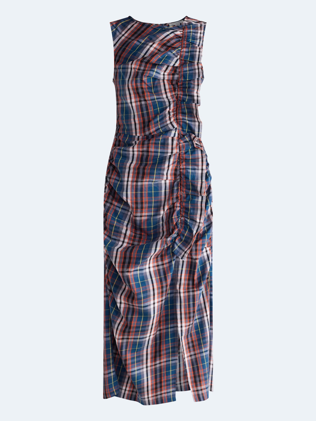 thumbnail image 4 of Free Assembly Women’s and Women's Plus Sleeveless Ruffle Front Midi Dress, Sizes XS-4X, 4 of 5