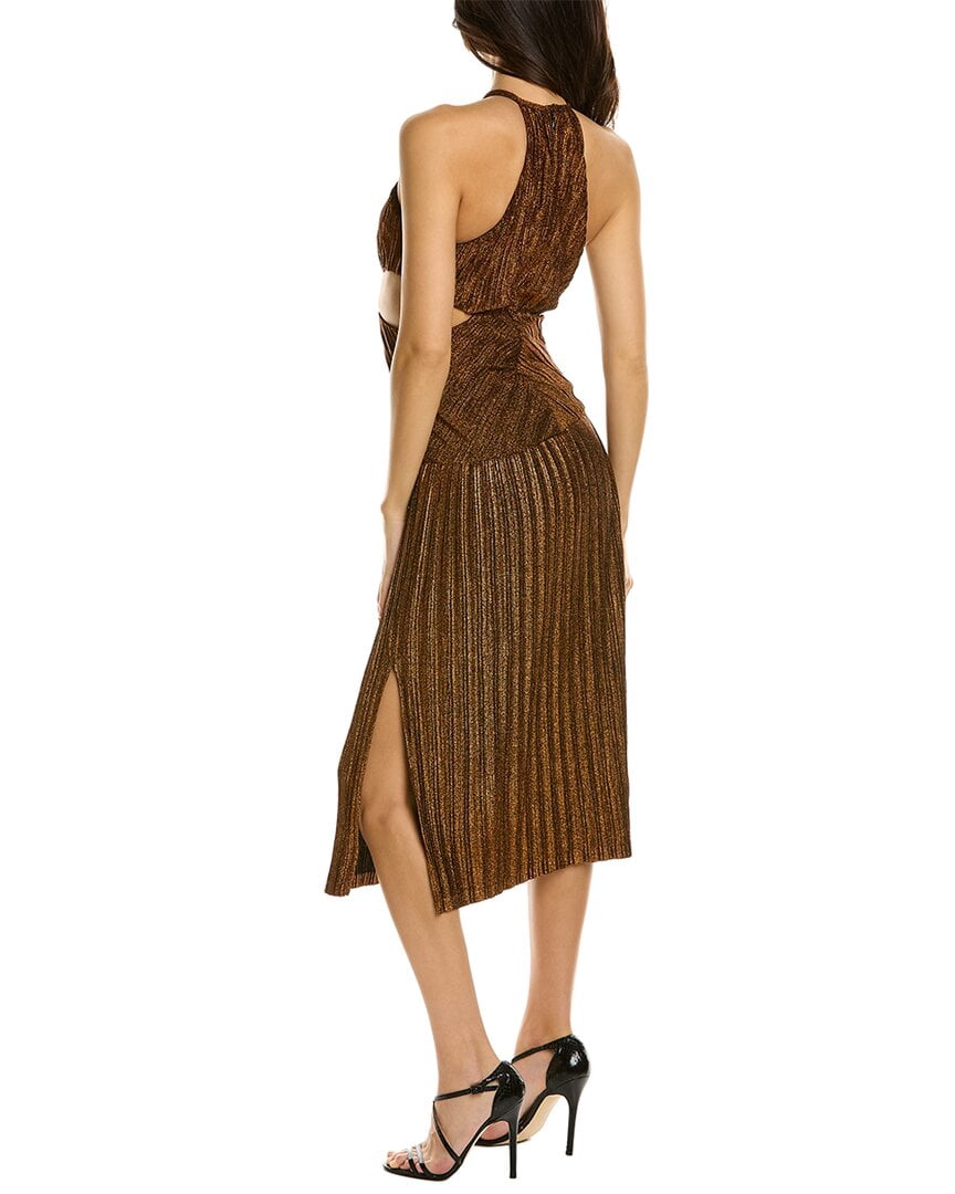 thumbnail image 2 of Misha womens Collection Odette Midi Dress, 0, Brown, 2 of 3