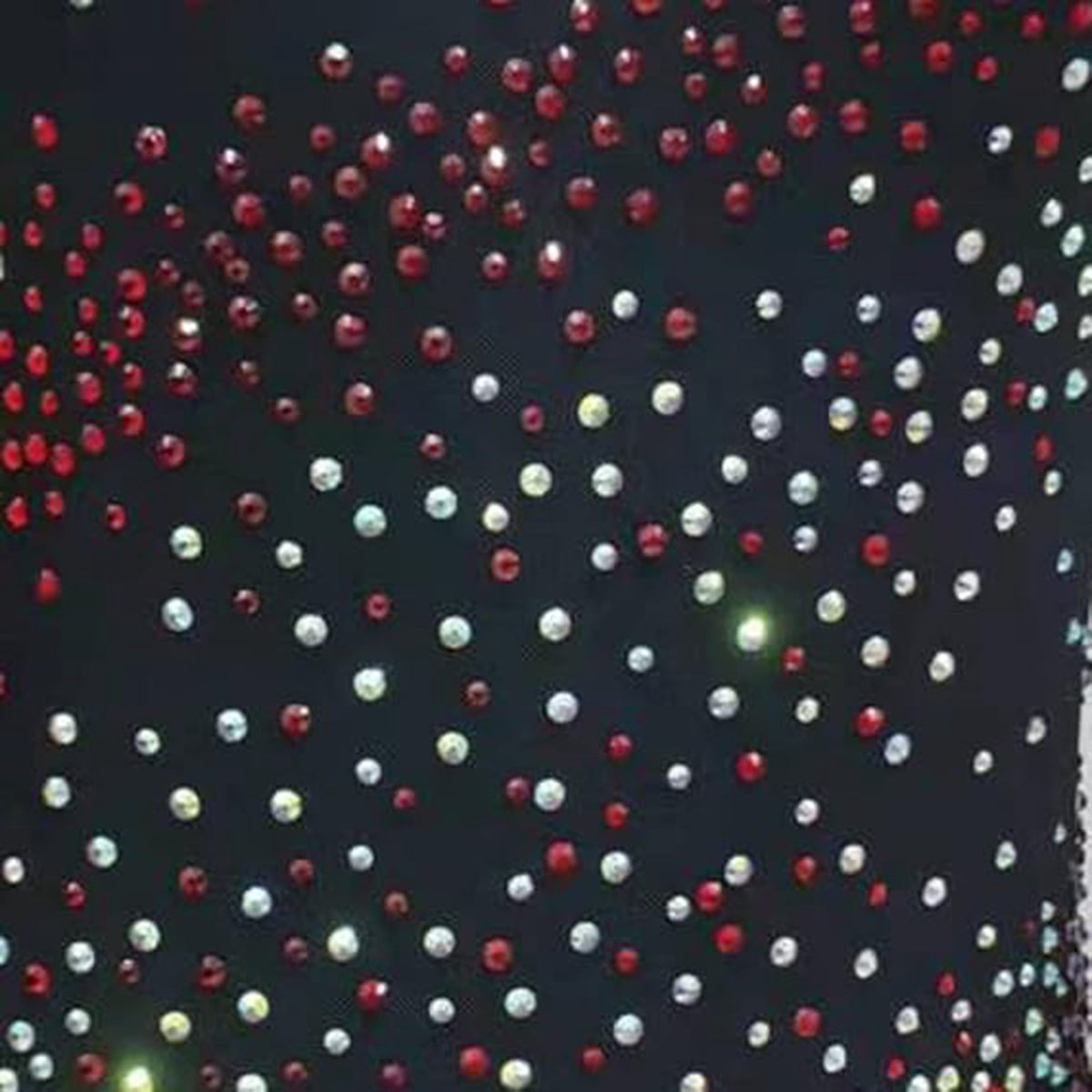 thumbnail image 4 of LIUHUO Custom Black - Red Gradient Spandex Ice Skating Dresses for Women & Girls - High Elasticity, Cross - Diamond Shoulder Straps, 4 of 7