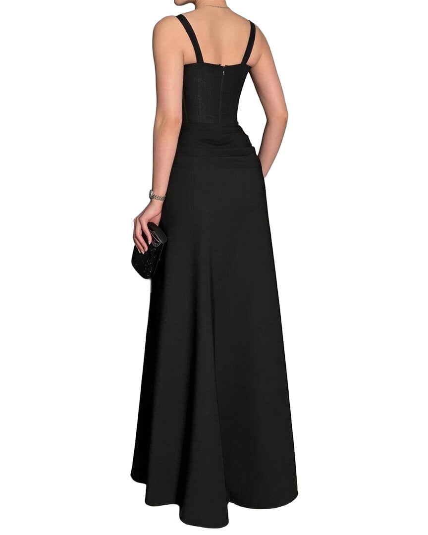 thumbnail image 2 of OLOEY womens Solid Maxi Dress, 10, 2 of 3