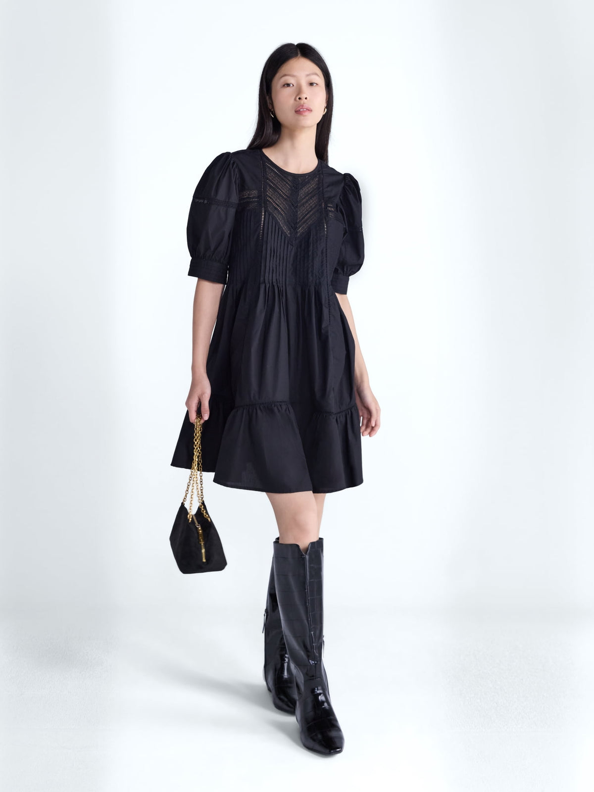 thumbnail image 2 of Scoop Women's Lace Mini Dress, Sixes XS-XXL, 2 of 4