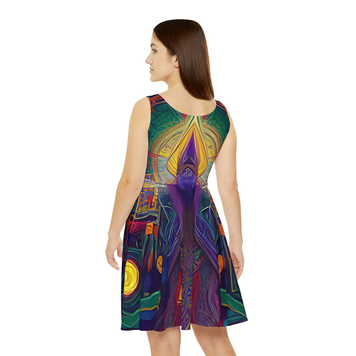 thumbnail image 4 of 'Mantra' Women's Skater Dress (AOP), 4 of 6