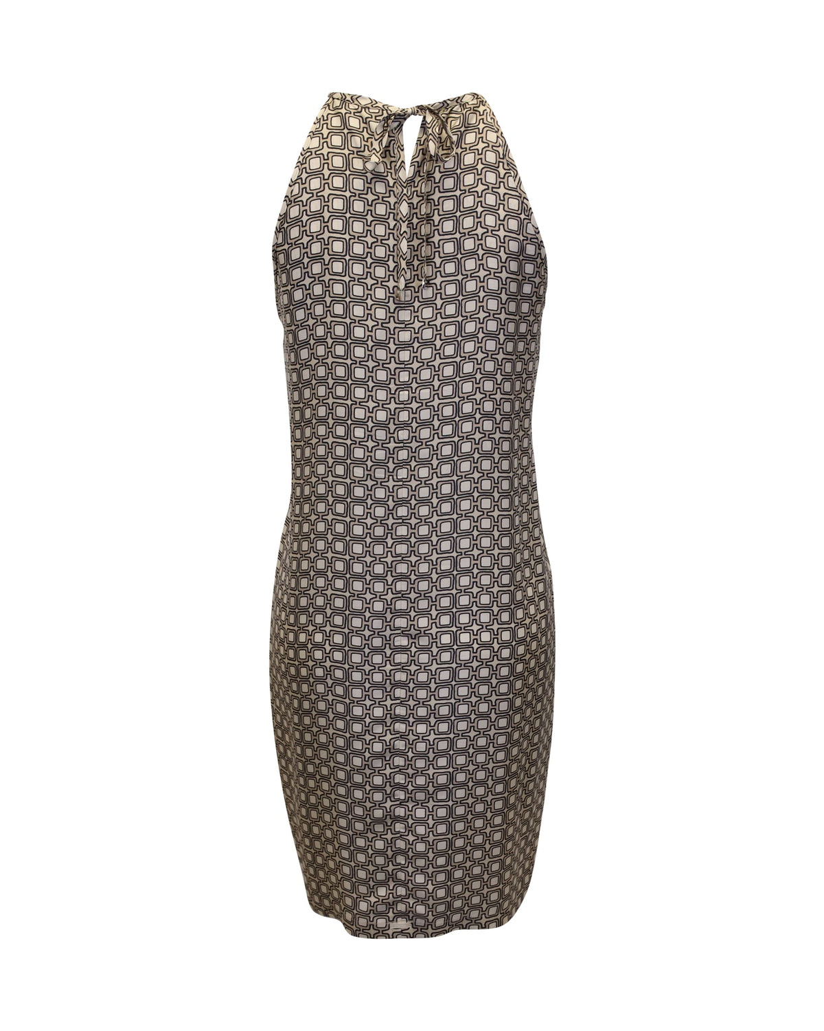 thumbnail image 3 of Pre-Owned 'S Max Mara Printed Dress in Beige Silk, 3 of 4