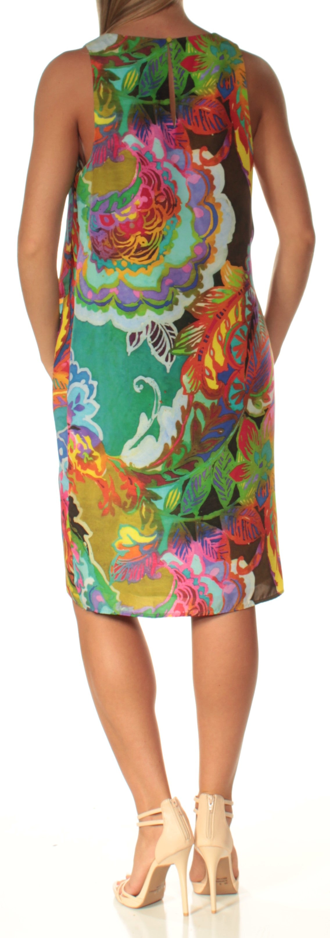 thumbnail image 2 of Lauren Ralph Lauren Womens Crepe Overlay Printed Casual Dress, 2 of 2