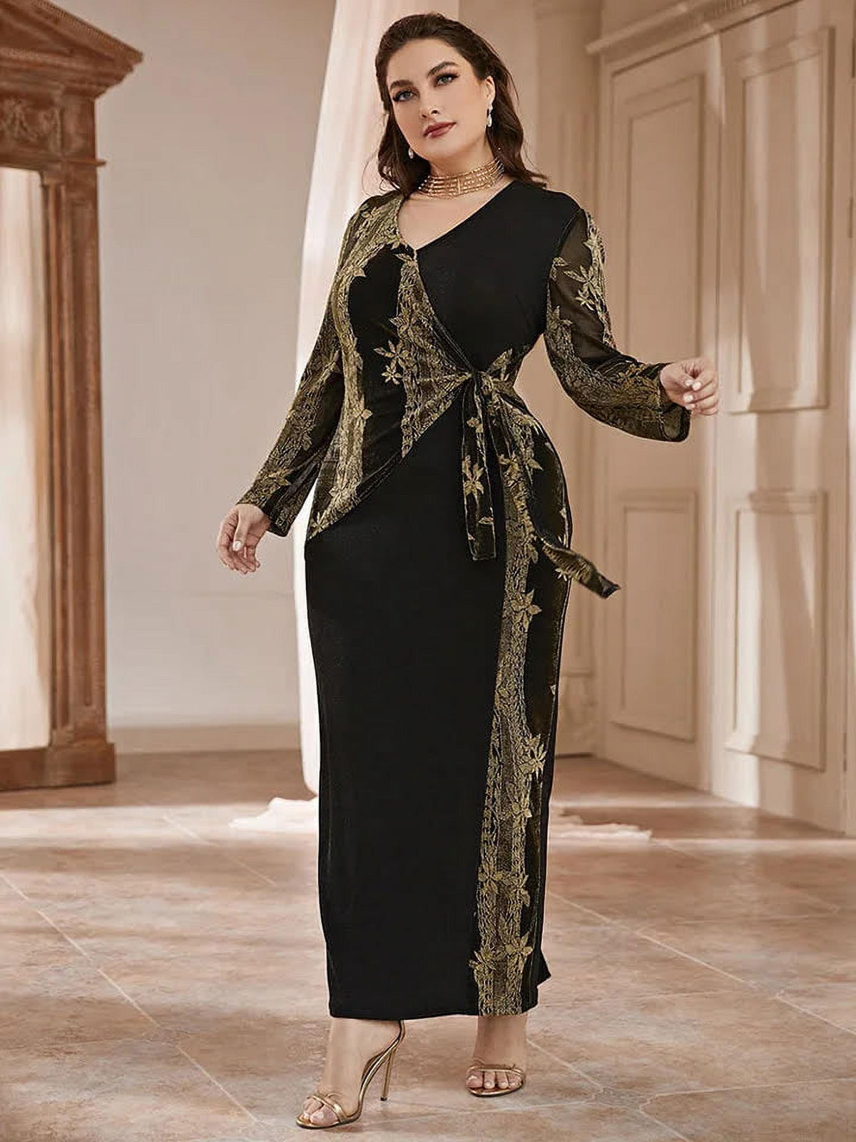 thumbnail image 2 of Bold & Beautiful Maxi Dress, 2 of 5