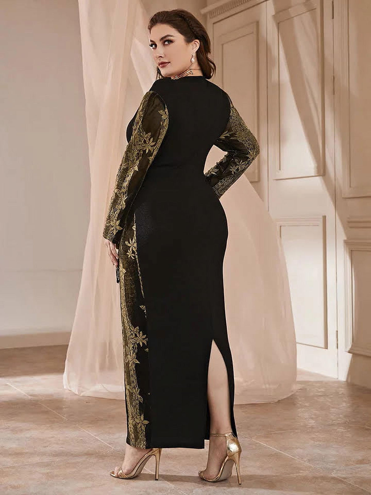 thumbnail image 4 of Bold & Beautiful Maxi Dress, 4 of 5