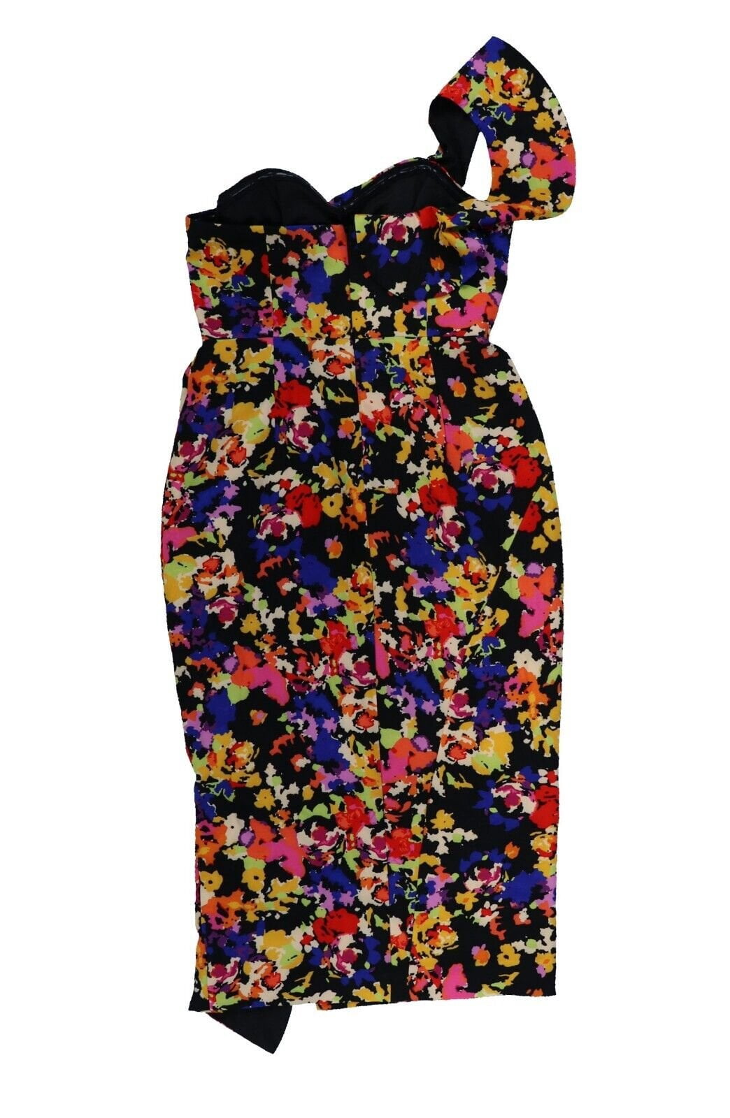 thumbnail image 2 of Aidan By Aidan Mattox Women's Dress Print Ruffled One-Shoulder Floral Multi 4M, 2 of 2