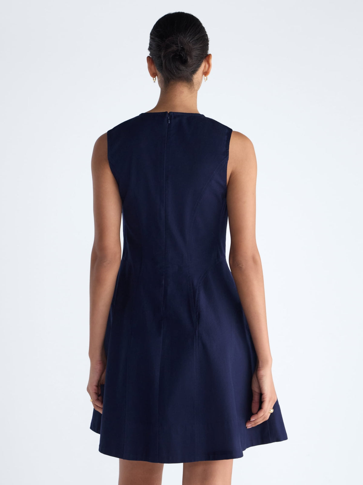 thumbnail image 3 of Free Assembly Women's Sleeveless Bow Neck Corset Mini Dress, Sizes XS-XXL, 3 of 5
