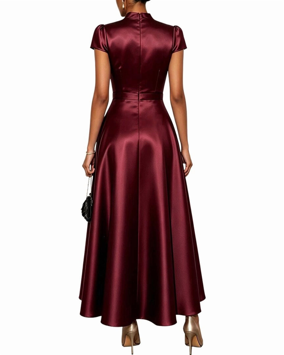 thumbnail image 2 of TAZGA womens Midi Dress, 12, 2 of 2