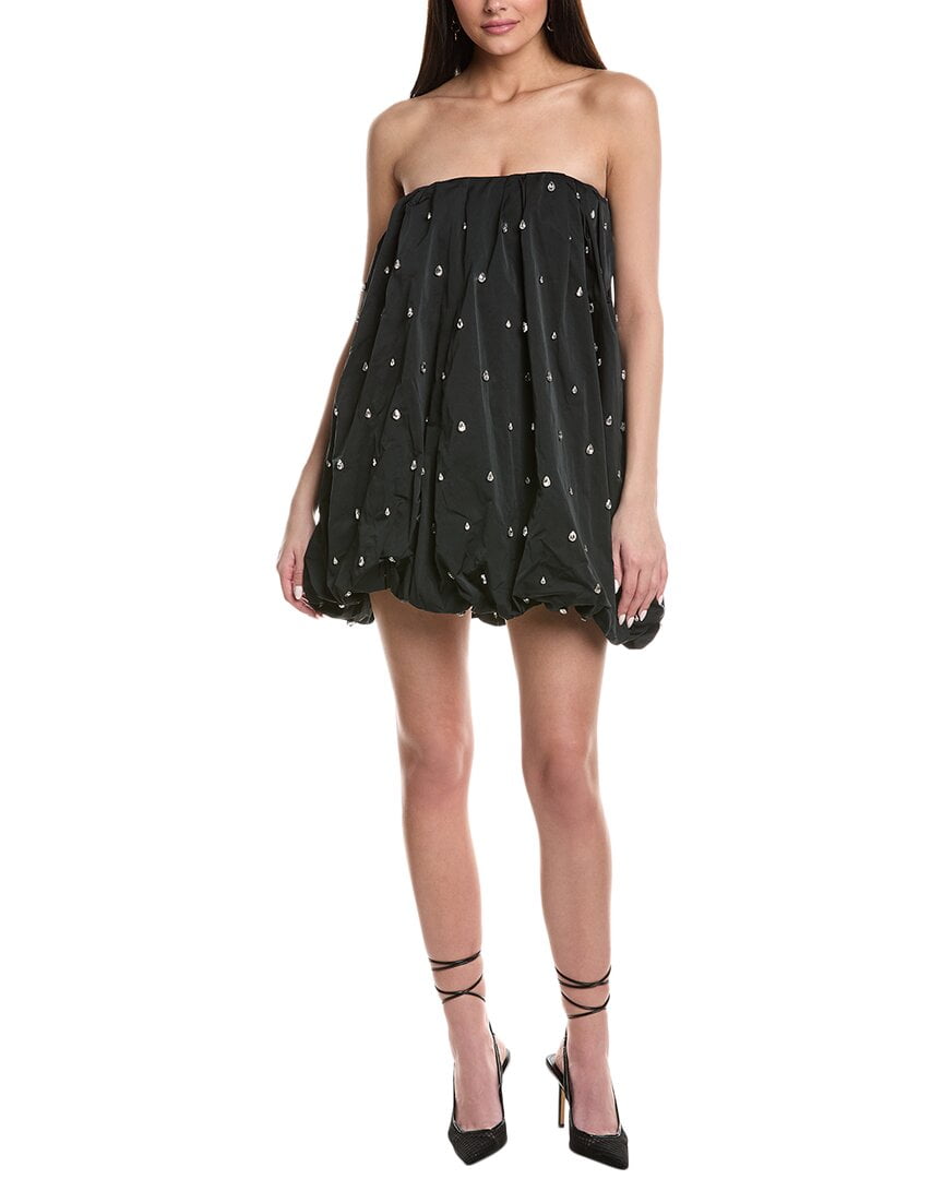 thumbnail image 1 of A.L.C. womens Holly Bubble Mini Dress, 2, Black, 1 of 4