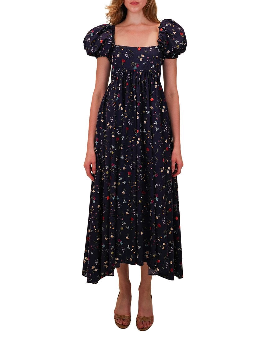 thumbnail image 1 of AZEEZA womens Rory Midi Dress, xs, 1 of 3