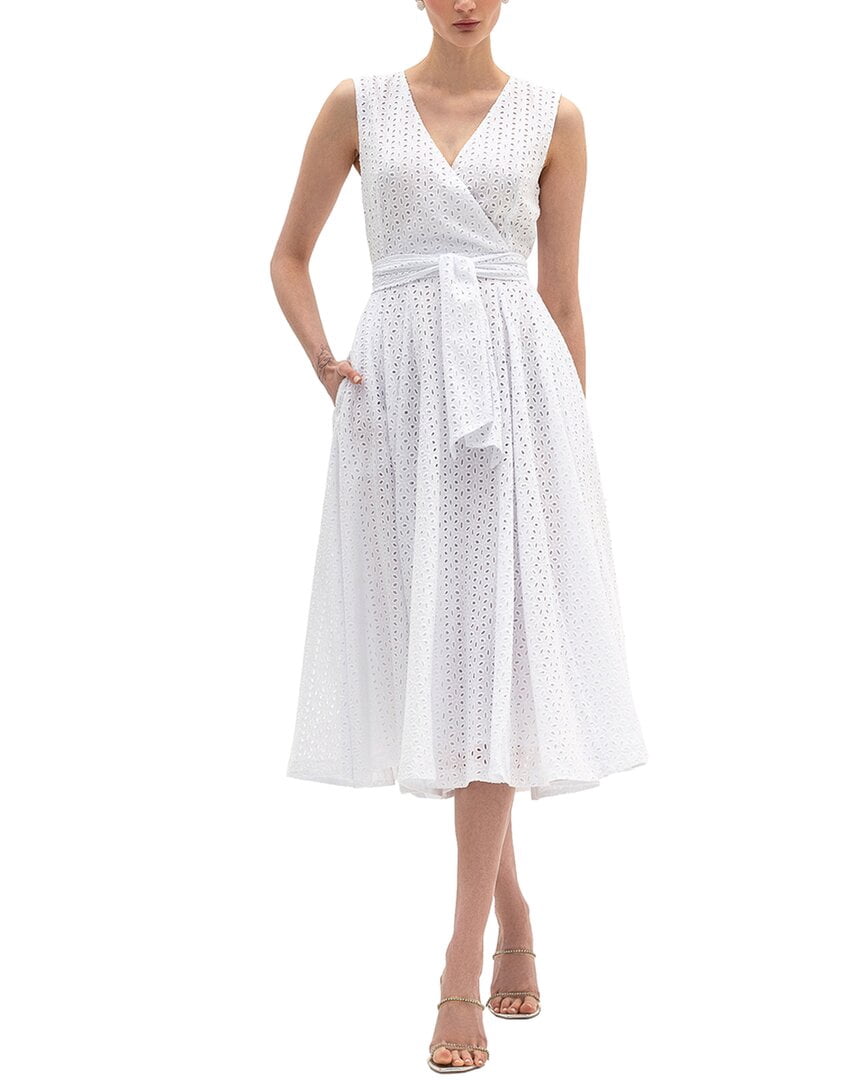 thumbnail image 1 of BGL womens Sleeveless Midi Dress, 4, White, 1 of 3