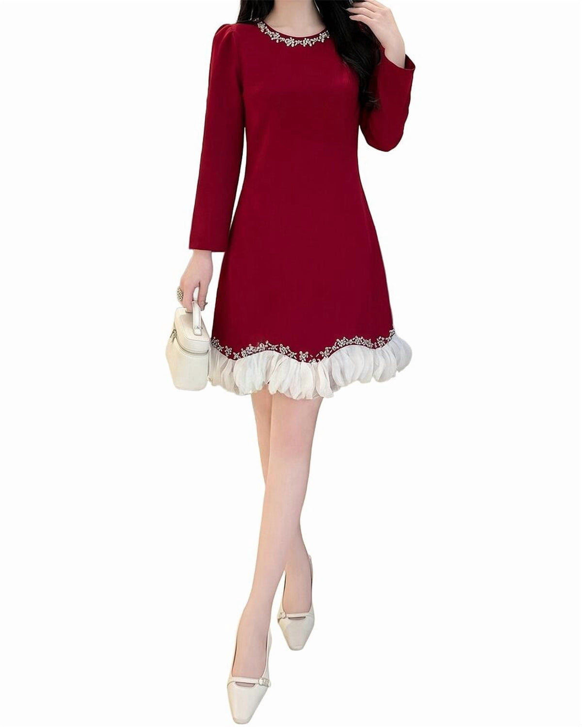 thumbnail image 1 of BRC By BURRYCO womens Solid Mini Dress, 8, 1 of 3
