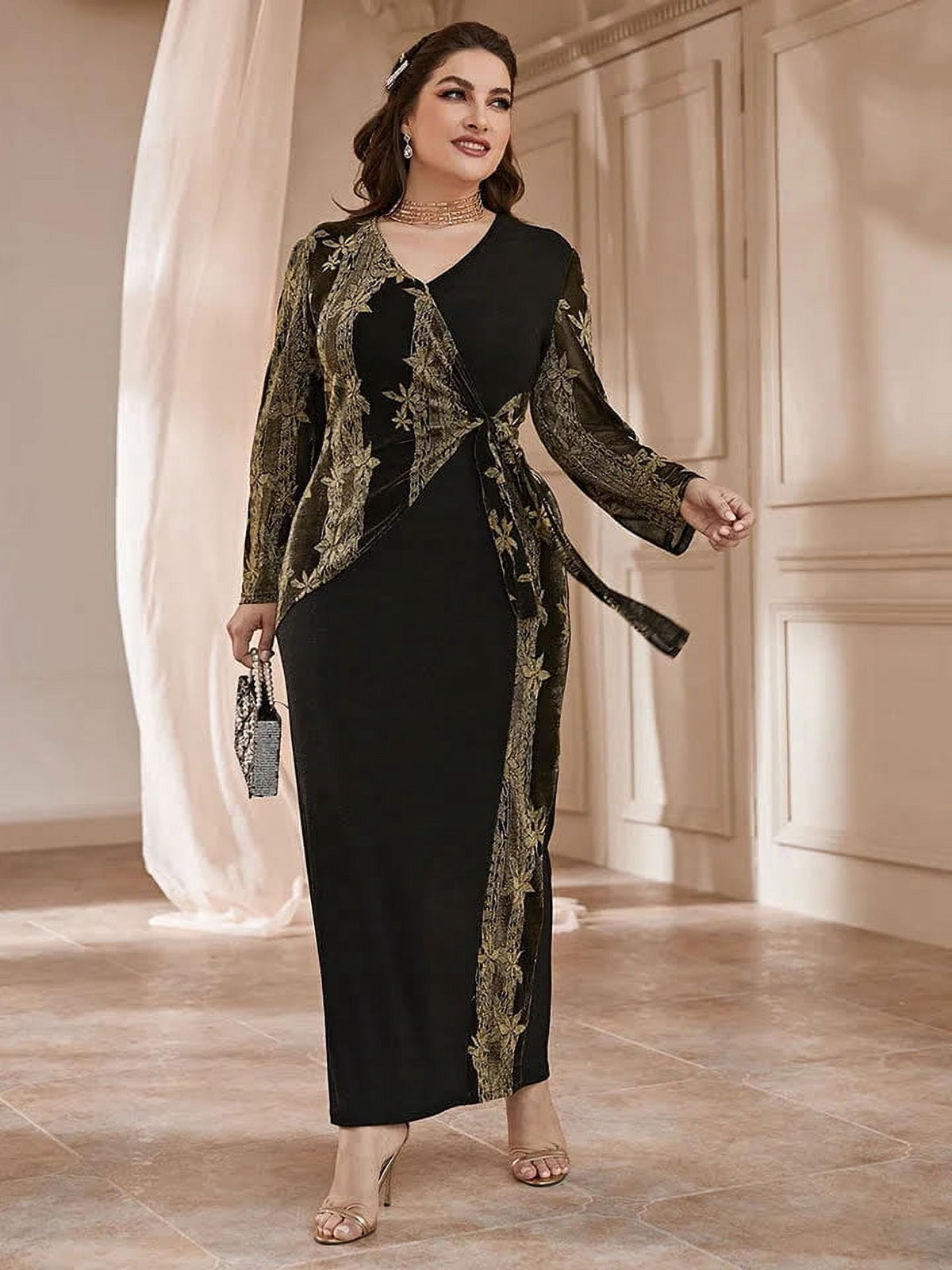 thumbnail image 1 of Bold & Beautiful Maxi Dress, 1 of 5