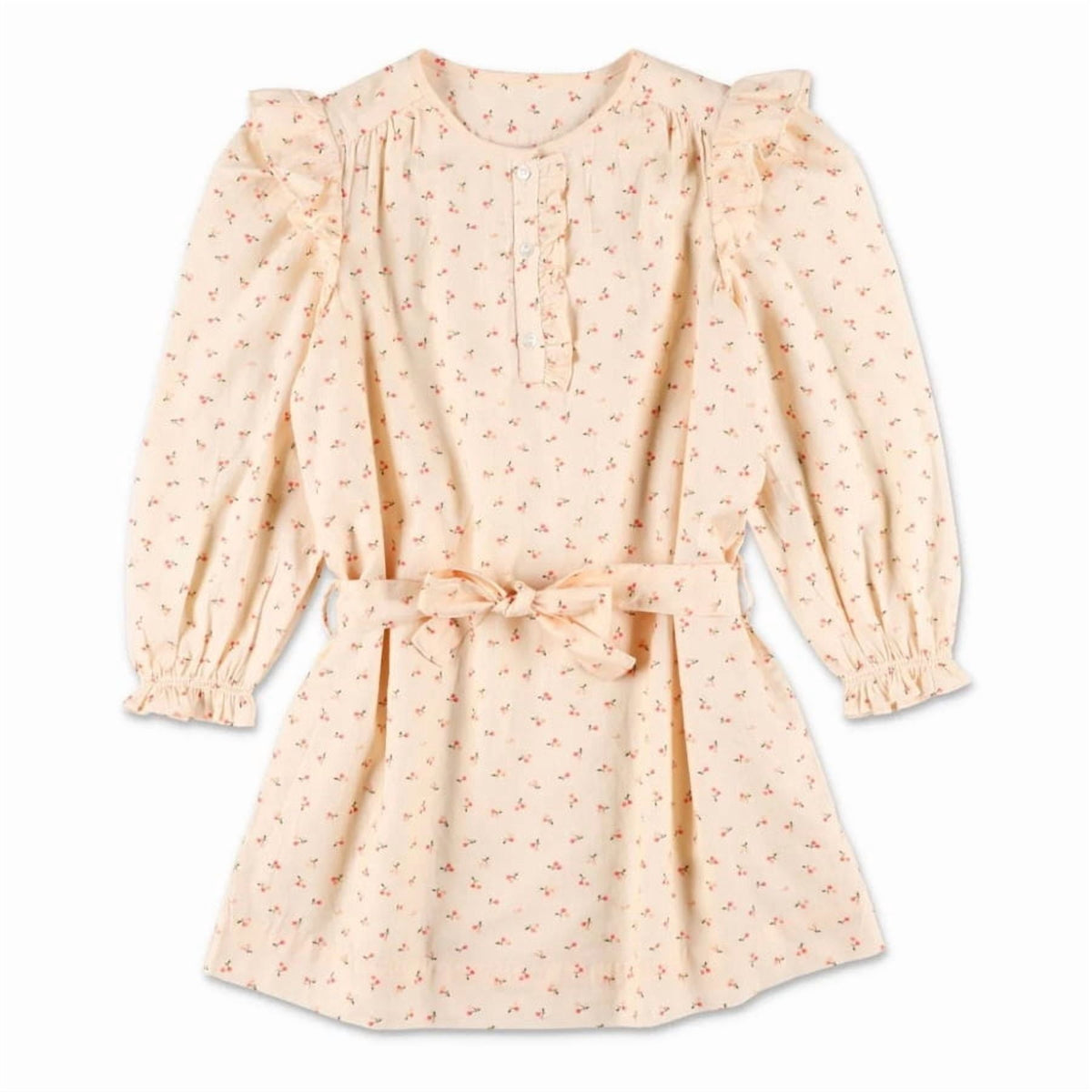 thumbnail image 1 of Bonpoint Girls Tosca Cherry Print Dress, Size 12Y, 1 of 1