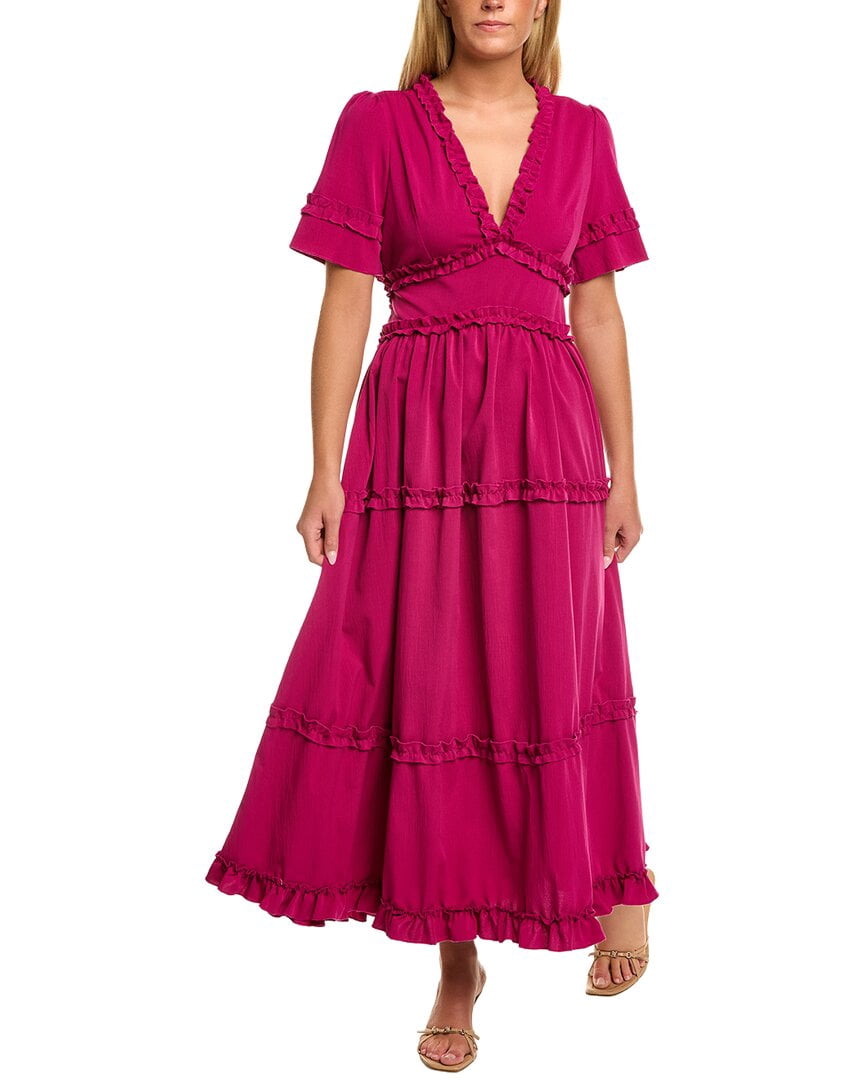 thumbnail image 1 of ESTELLINA womens Maxi Dress, s, Pink, 1 of 3