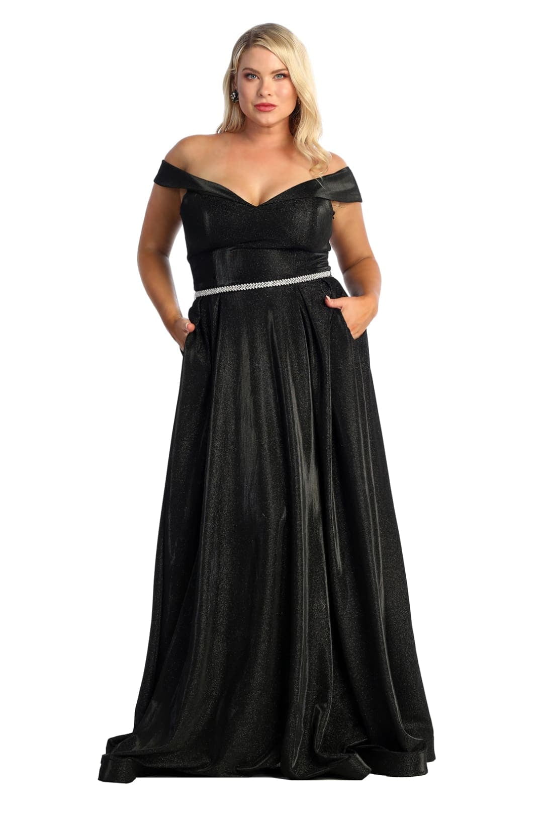 thumbnail image 1 of Formal Dress Shops Inc Juniors Womens Evening Gown Plus Size, 1 of 5