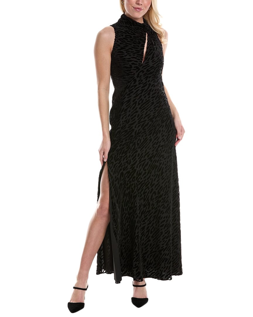 thumbnail image 1 of Halston womens Uma Gown, 0, Black, 1 of 3