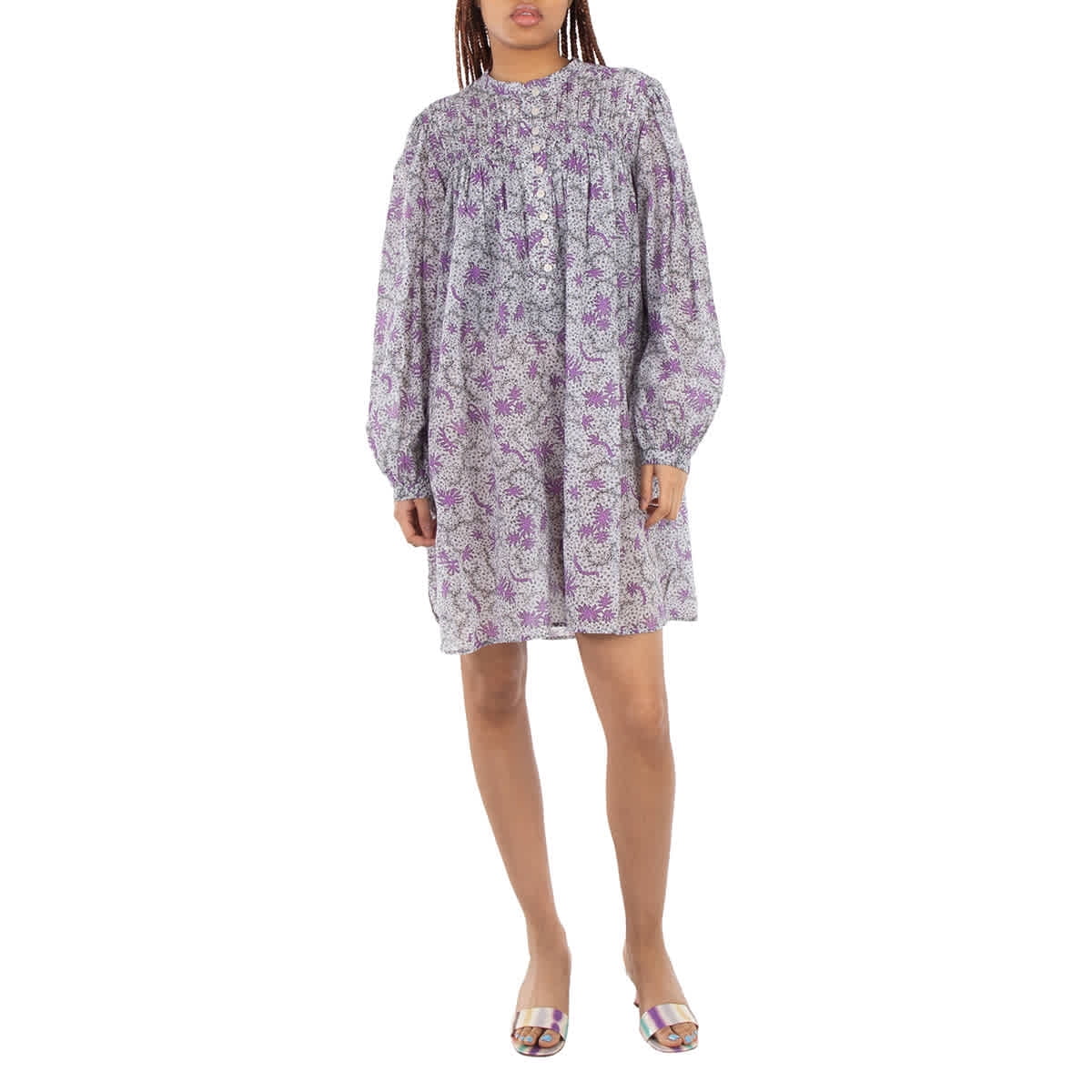 thumbnail image 1 of Isabel Marant Etoile Danael Smocked Dress, Brand Size 34 (US Size 2), 1 of 1