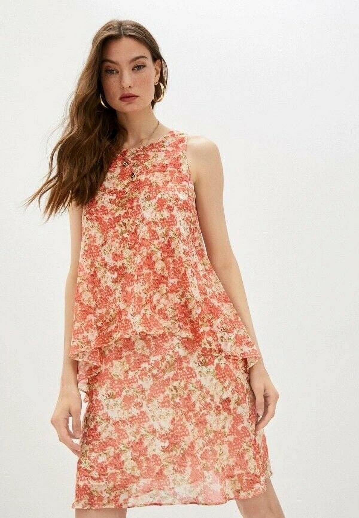thumbnail image 1 of Lauren Ralph Lauren CREAM/MULTI Women's Floral Print Short Dress, US 6, 1 of 4