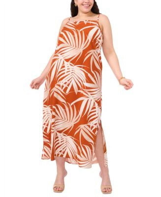 thumbnail image 1 of MSK Plus Size Sleeveless Square-Ne Tobacco 22 2X, 1 of 1