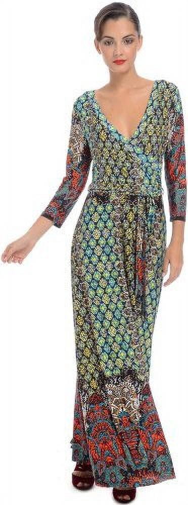 thumbnail image 1 of PacificPlex Womens Moroccan Jersey Wrap Maxi Dress, 1 of 1