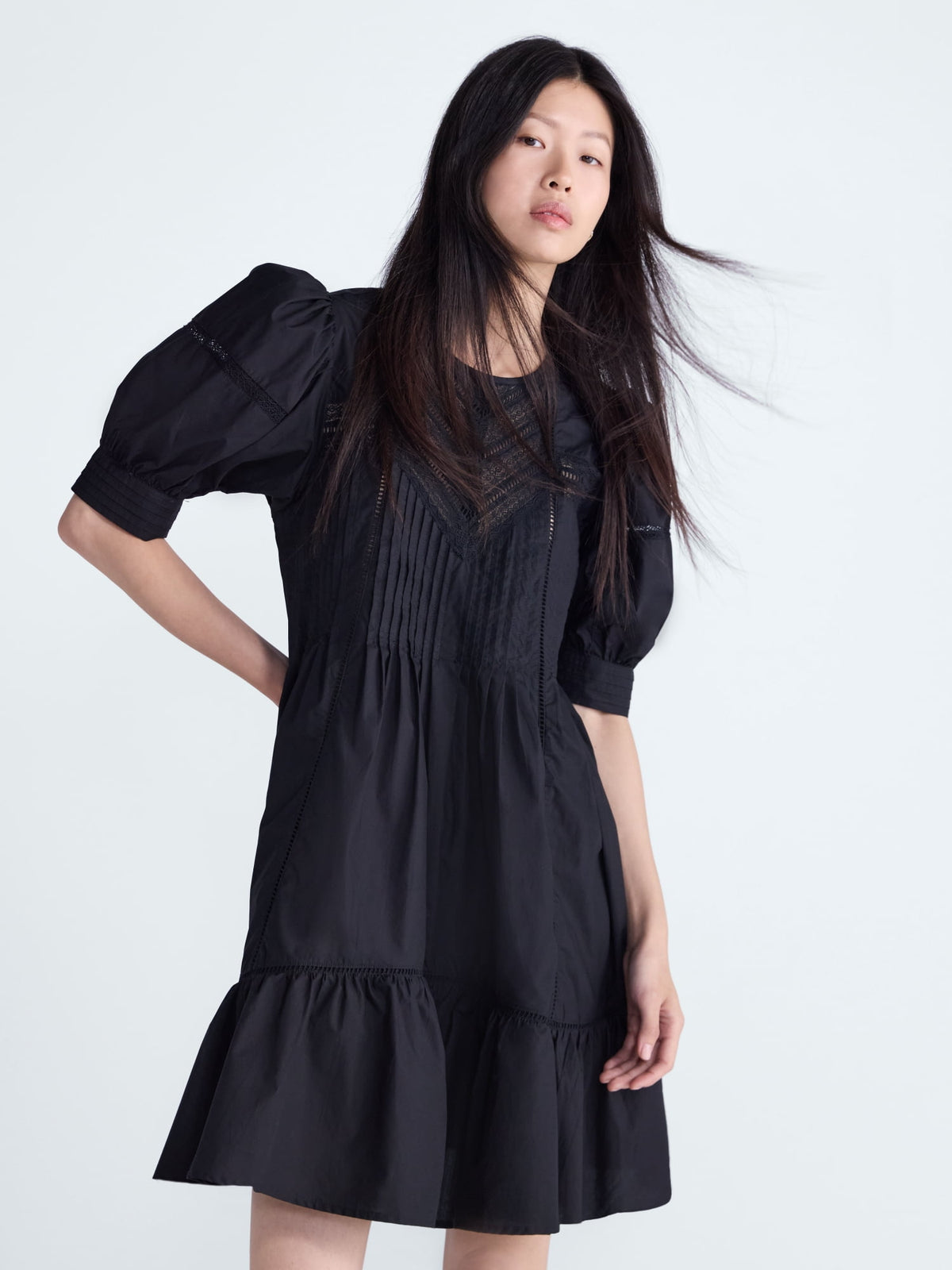 thumbnail image 1 of Scoop Women's Lace Mini Dress, Sixes XS-XXL, 1 of 4