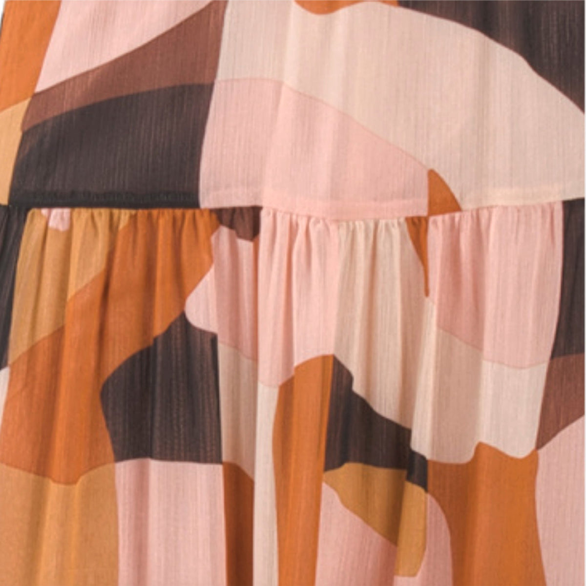 thumbnail image 4 of Anne Klein Women's Jolene Spaghetti Strap Belted Maxi Dress (Brown, 8), 4 of 5