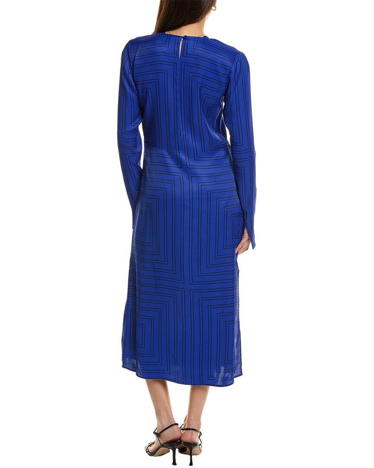 thumbnail image 2 of Equipment womens Vera Midi Dress, 2, Blue, 2 of 4