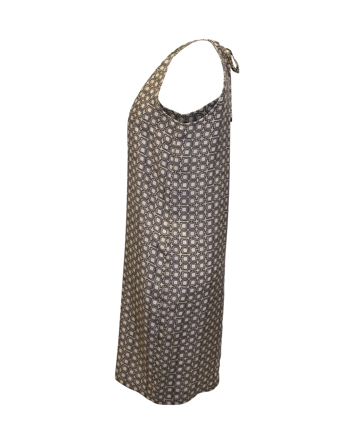 thumbnail image 2 of Pre-Owned 'S Max Mara Printed Dress in Beige Silk, 2 of 4