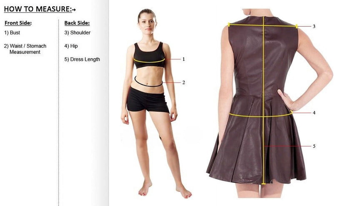 thumbnail image 2 of 100% Lambskin Leather Beautifully Designed Stylish Black Color Partywear Dress For Women, 2 of 2