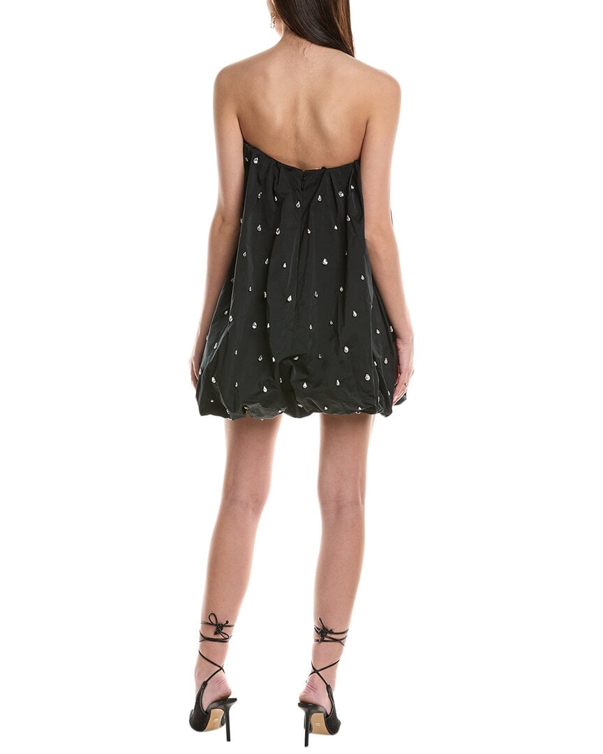 thumbnail image 3 of A.L.C. womens Holly Bubble Mini Dress, 2, Black, 3 of 4